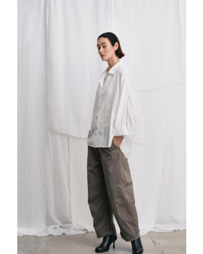 Rabens Saloner October - Utility shaped pants asphalt