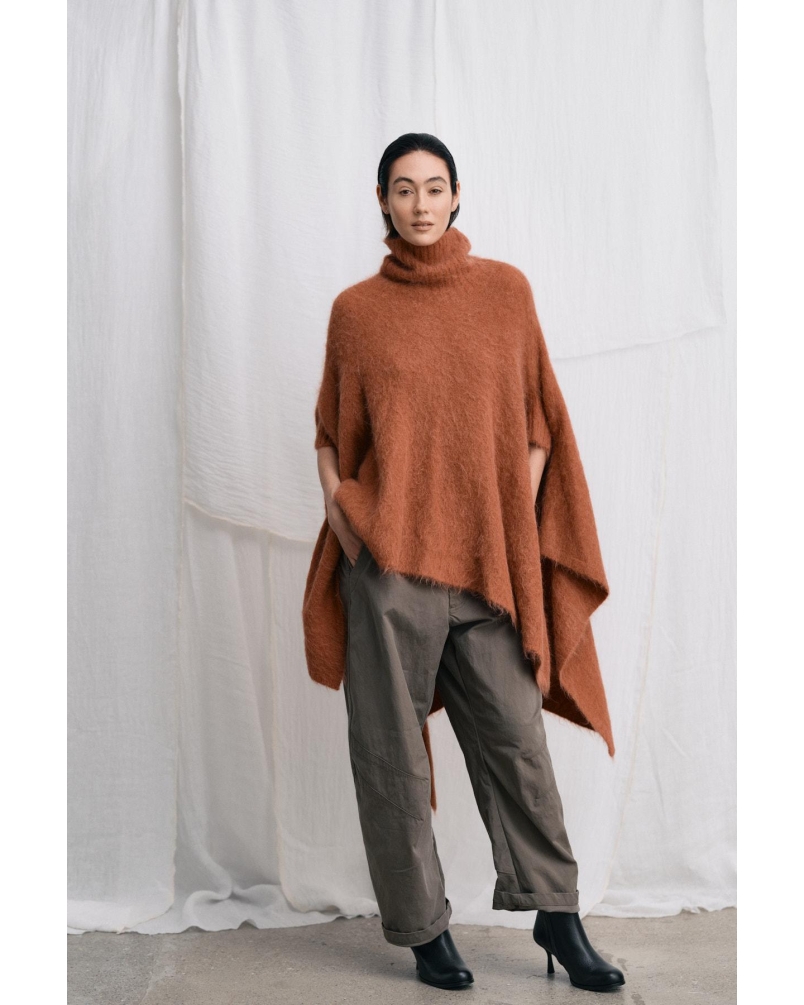 Rabens Saloner October - Utility shaped pants asphalt