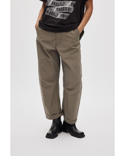 Rabens Saloner October - Utility shaped pants asphalt