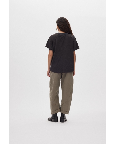 Rabens Saloner October - Utility shaped pants asphalt
