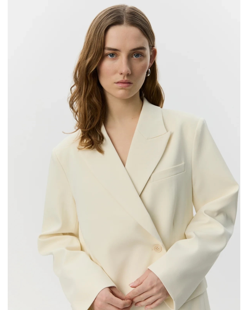 Sofie Schnoor Harpir boxy blazer off white