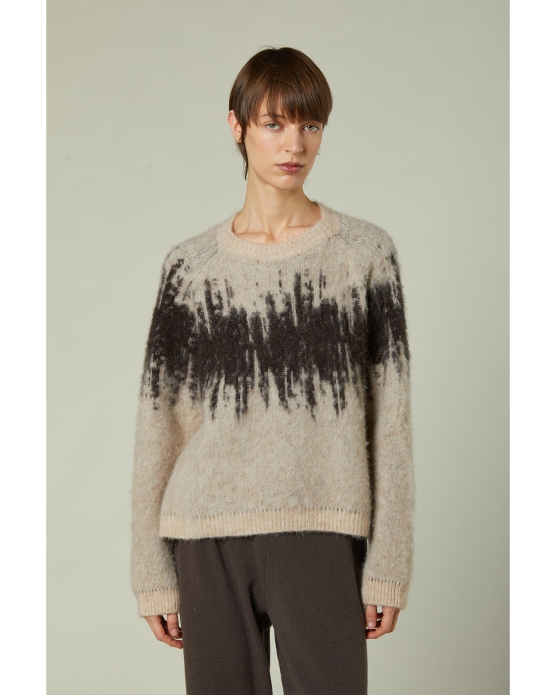 Daniele Fiesoli Crew neck sweater beige