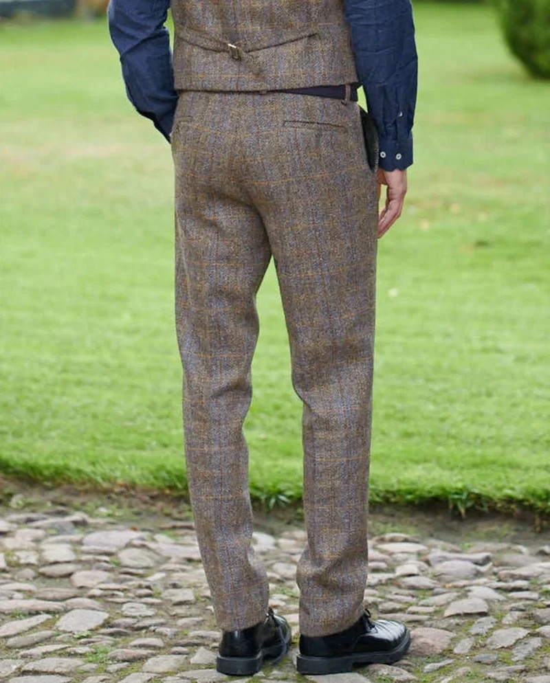 Wellington of Bilmore Mr. Miller green blue herringbone