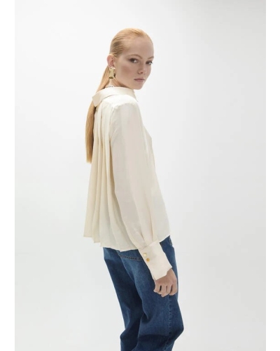 Lola Casademunt Shirt with pleated back ecru