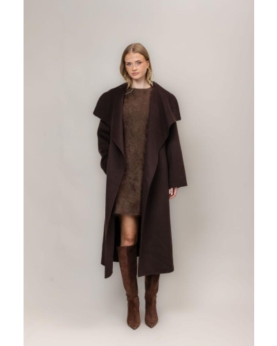 Urban Pioneers Monica coat black coffee