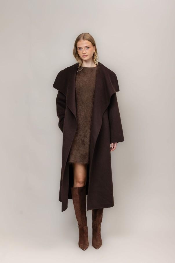 Urban Pioneers Monica coat black coffee
