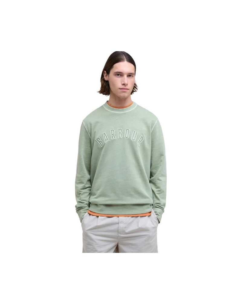 Barbour Benford sweatshirt seagrass gn46 seagrass