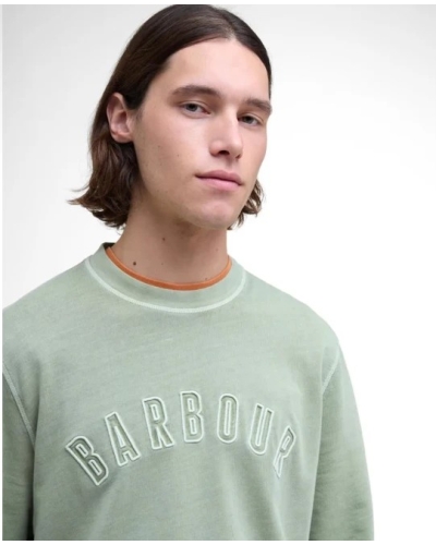 Barbour Benford sweatshirt seagrass gn46 seagrass