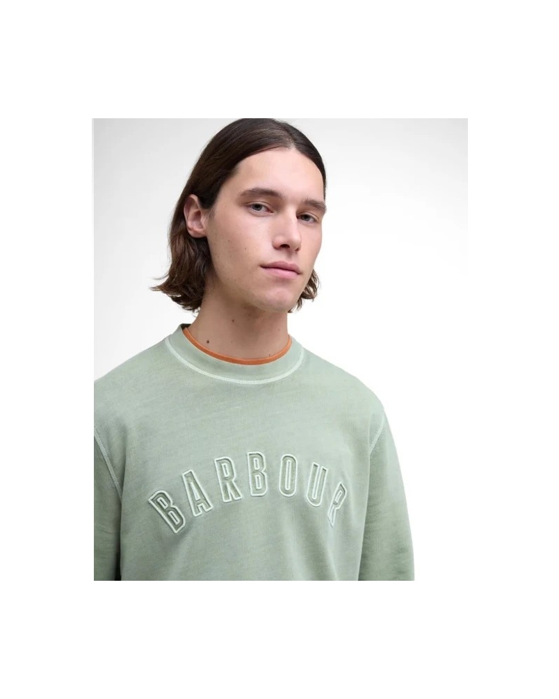 Barbour Benford sweatshirt seagrass gn46 seagrass