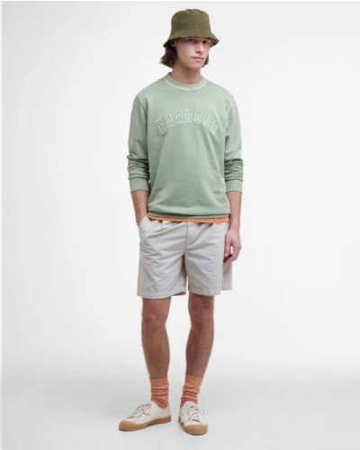 Barbour Benford sweatshirt seagrass gn46 seagrass