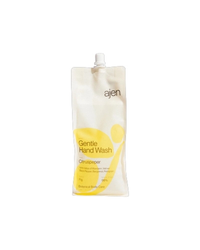 Ajen hand wash bottle + pouch citruspeper
