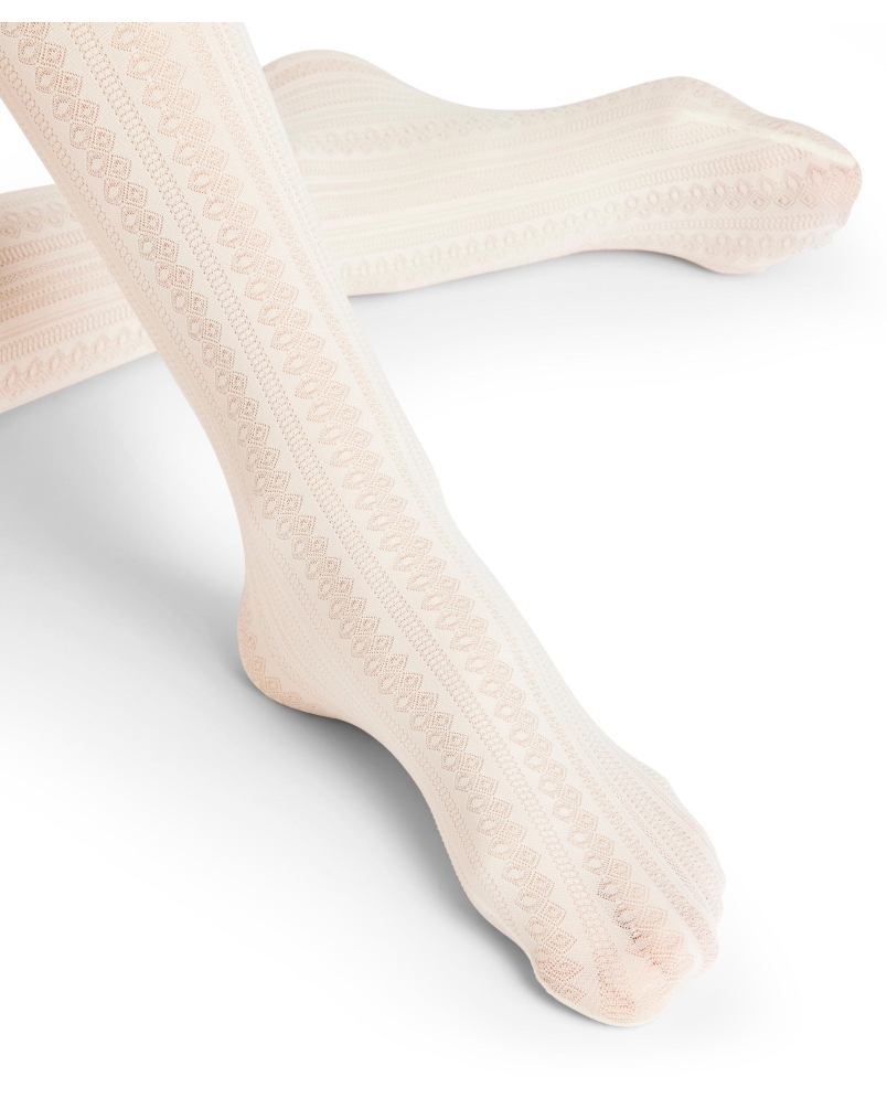 Falke High waist midwinter 100 DEN dames panty off - white