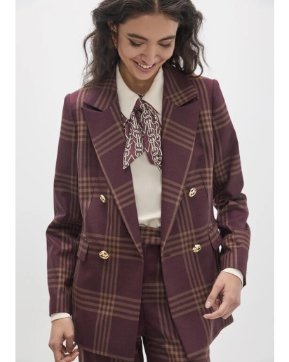 LOLA CASADEMUNT Lola Casademunt Checked blazer