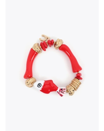LOLA CASADEMUNT Lola Casademunt Bracelet fish red