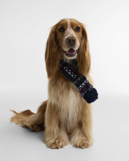 BARBOUR Barbour Marlow Fair Isle dog scarf