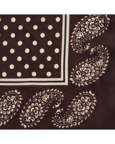 Sofie Schnoor Kaya silk scarf dark plum