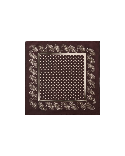 Sofie Schnoor Kaya silk scarf dark plum