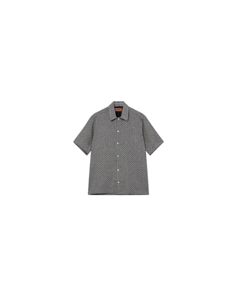 Mos Mosh Gallery Banks basso shirt salute navy