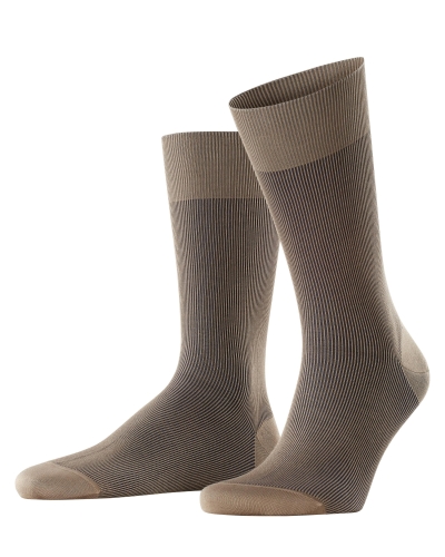 Falke Fine shadow heren sokken silbergrau