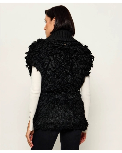Liu.Jo Shearling cardigan black