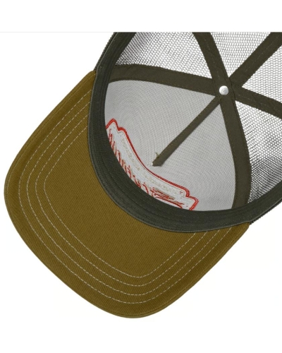 Stetson Trucker cap classic race 49 - olive/yellow