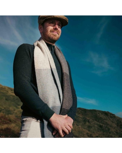 JOHN HANLY John Hanly Irish cashmere merino wool scarf