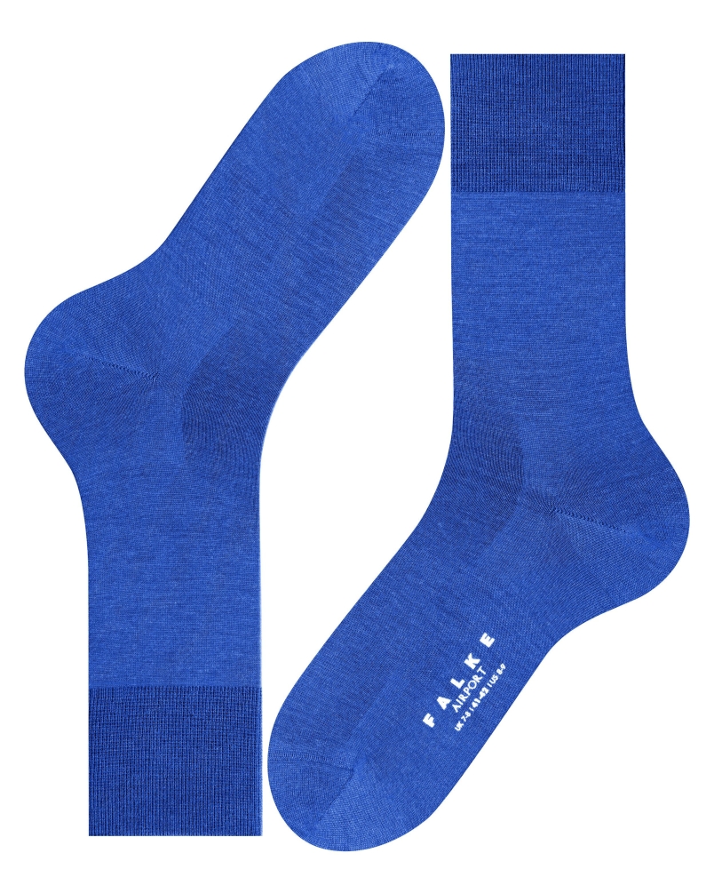 Falke Airport heren sokken sapphire