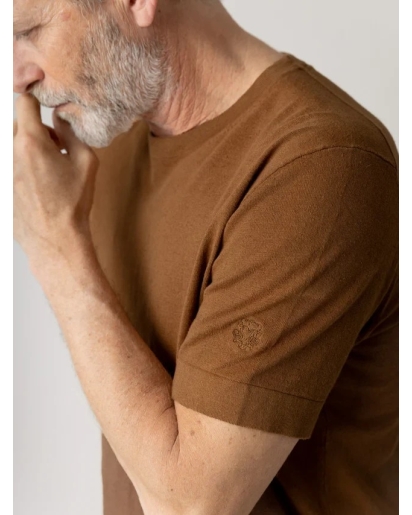 MOS MOSH GALLERY Mos Mosh Gallery Crowe knit tee toasted coconut