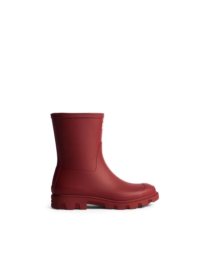 HUNTER Hunter Unisex downpour short boot merlot