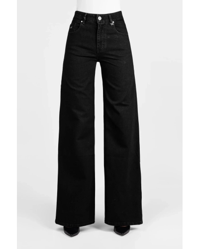 Tramarosse Monice wide leg black raw