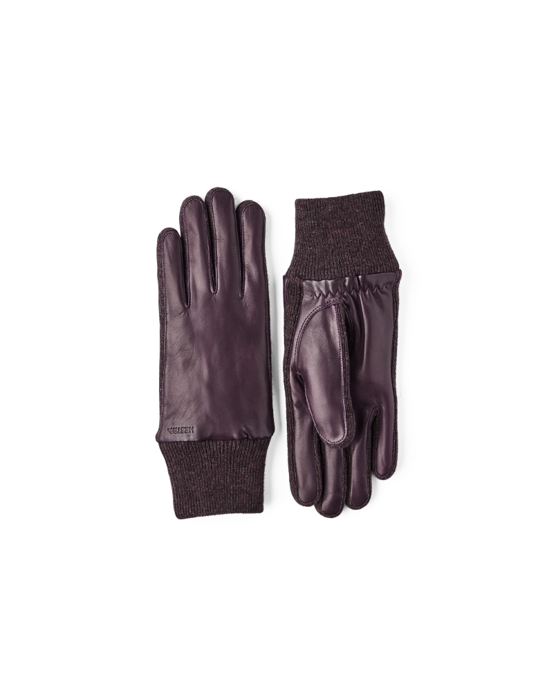 Hestra Jeanne dames handschoenen dark plum