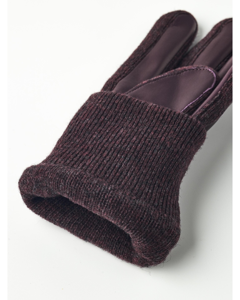Hestra Jeanne dames handschoenen dark plum