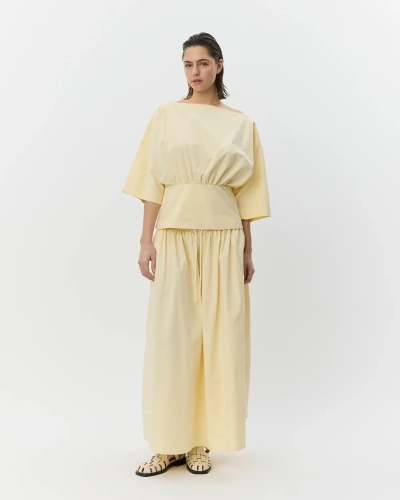 Sofie Schnoor Juneau midi skirt light yellow