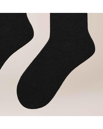 Kunert Cosy cashmere kniekousen black