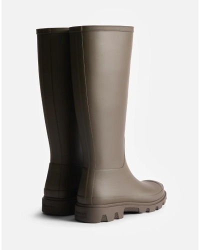 Hunter Unisex downpour tall boot chocolate brown