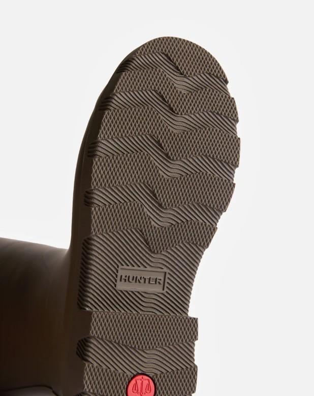 Hunter Unisex downpour tall boot chocolate brown