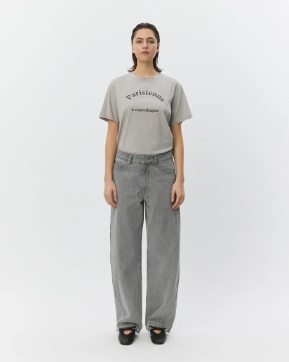 SOFIE SCHNOOR Sofie Schnoor Elin printed T-shirt dark grey