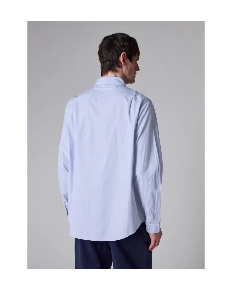 Barbour x Paul Smith Swale shirt mid blue
