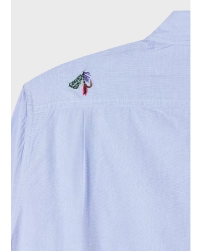 Barbour x Paul Smith Swale shirt mid blue