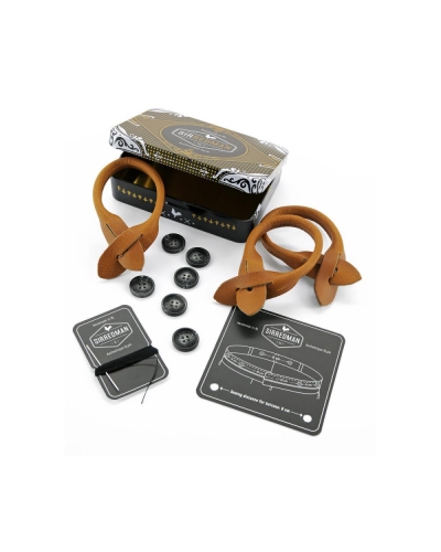 Sir Redman Bretels Don Diamond bordeauxrood/beige