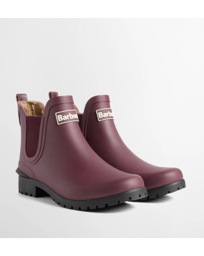 Barbour Kirkton ankle wellingtons fig