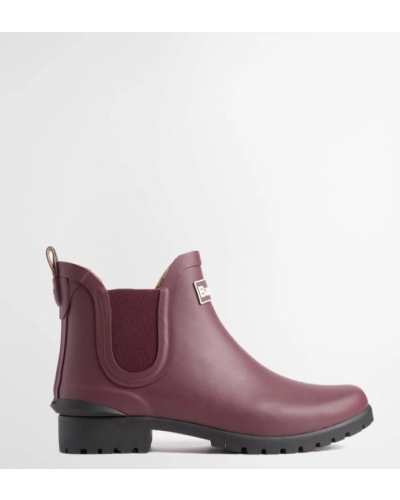 Barbour Kirkton ankle wellingtons fig