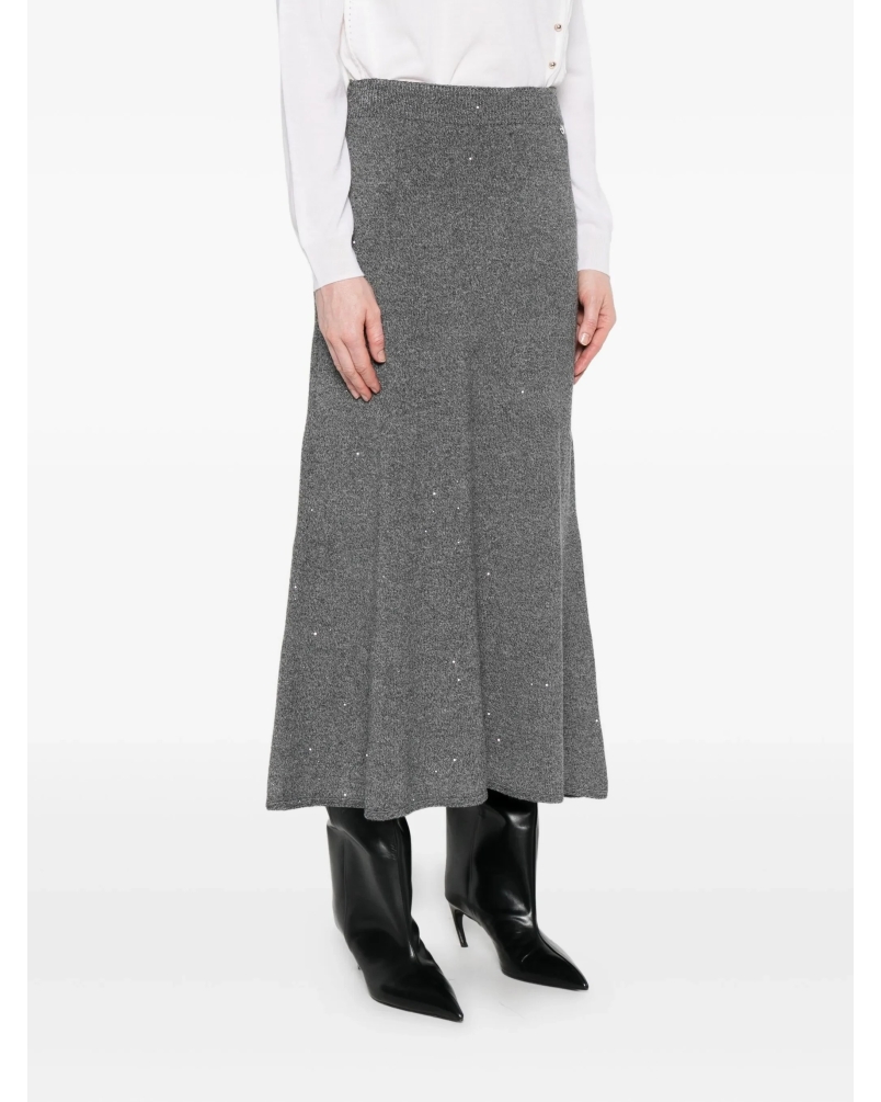 Liu Jo Knit skirt with sequins