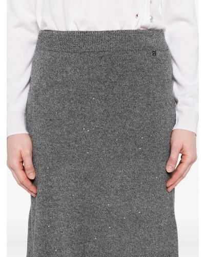 Liu Jo Knit skirt with sequins