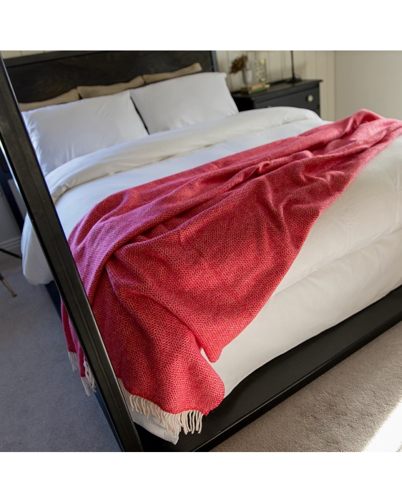 MERINO WOOL CASHMERE TROW (136x180)