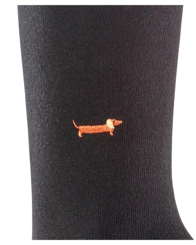 Burlington Brit style heren sokken black