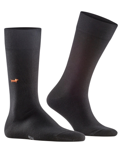 Burlington Brit style heren sokken black