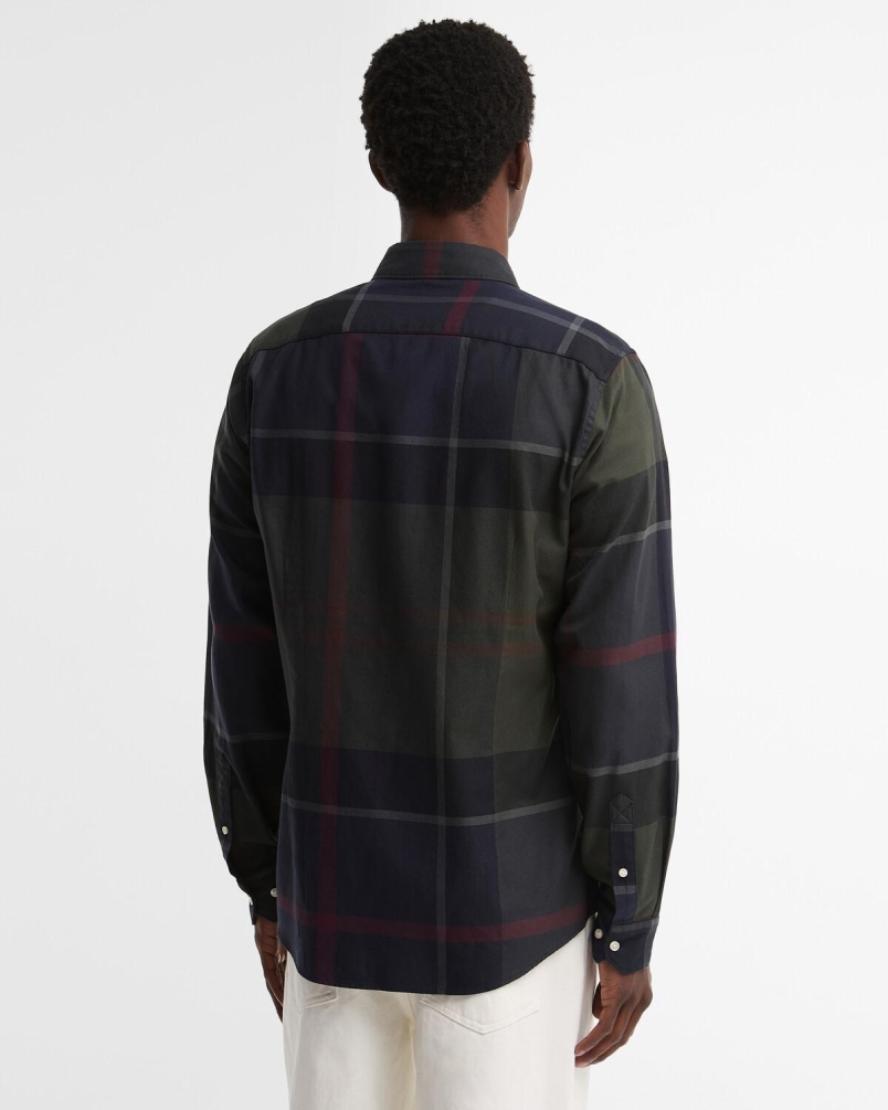 Barbour Dunoon tailored long-sleeved shirt shadow classic tartan
