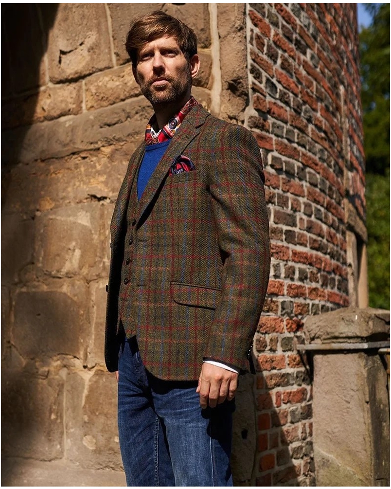 Wellington of Bilmore London red/blue check