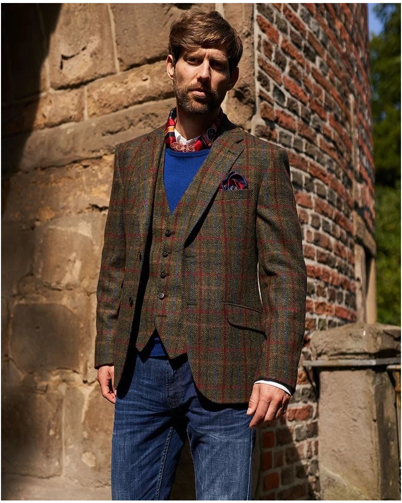Wellington of Bilmore London red/blue check